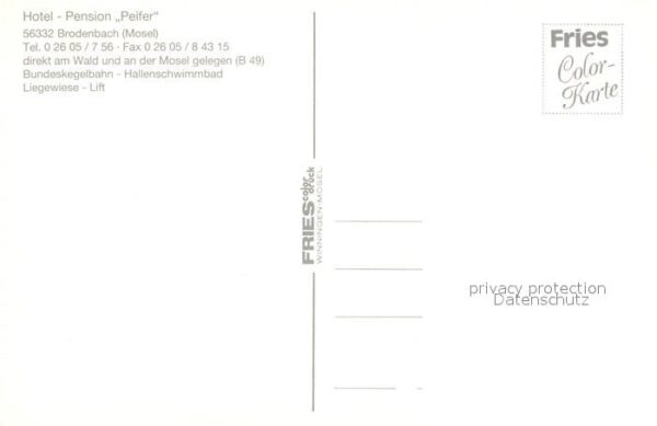 Brodenbach Hotel Pension Pfeifer – Bild 2