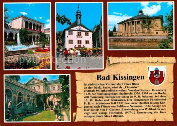 Bad Kissingen Arkadenbau Rathaus Regentenbau Schmuckh