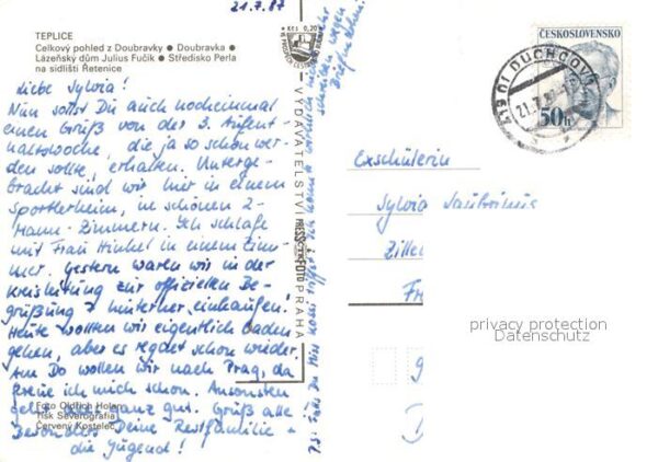 Teplice Panorama Doubravka Lazensky dum Julius – Bild 2