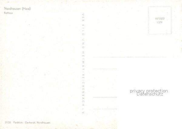Nordhausen Thueringen Rathaus – Bild 2