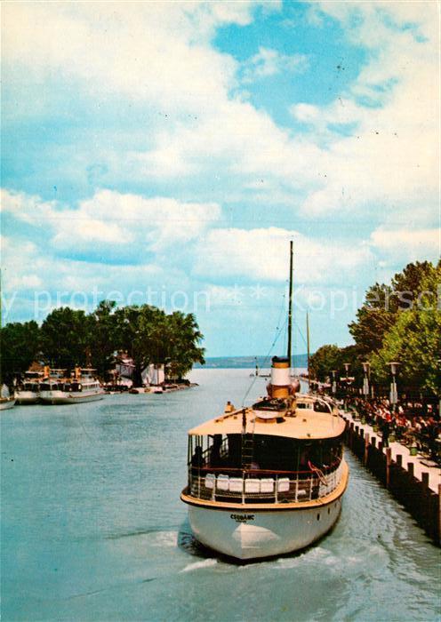 Siofok Hafen Ausflugsdampfer