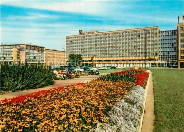 Leipzig Karl Marx Platz Post Hotel Deutschland