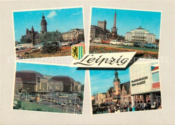Leipzig Rathaus Karl Marx Platz Hauptbahnhof Al
