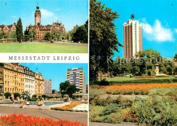 Leipzig Neues Rathaus Sachsenplatz Wohnhochhaus