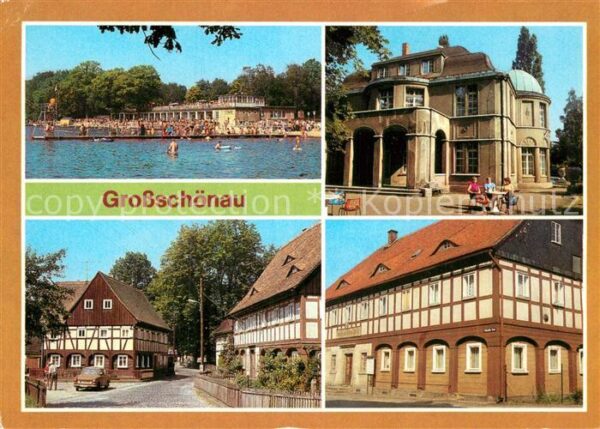 Grossschoenau Sachsen Waldstrandbad FDGB Erholungsheim Julius