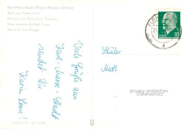 Karl-Marx-Stadt Roter Turm – Bild 2