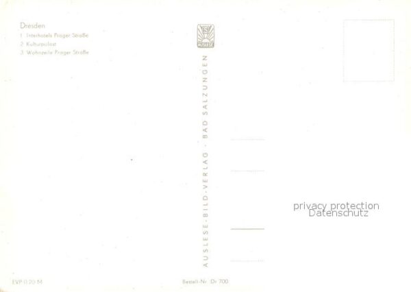 Dresden Interhotels Prager Strasse Kulturpalast – Bild 2