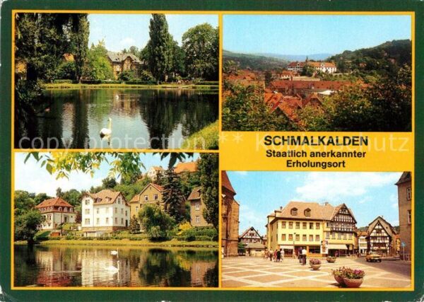 Schmalkalden Neuer Teich Schloss Wilhelmsburg Am Alt