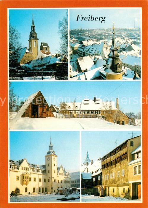 Freiberg Sachsen Petrikirche Blick vom Petriturm Grube A