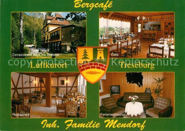 Treseburg Harz Bergcafe Terrasse Cafe Restaurant Ferie