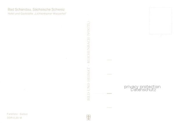 Bad Schandau Hotel und Gaststätte Lichtenhainer Wass – Bild 2