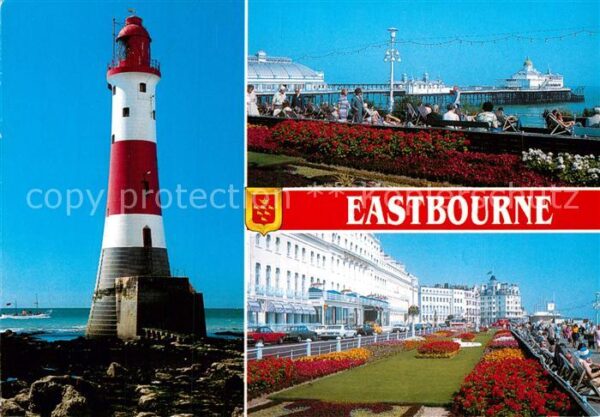 Eastbourne Sussex Leuchtturm Seebrücke Promenade