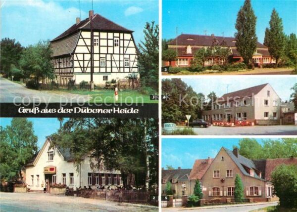 Duebener Heide Fachwerkhaus Gaststätte Dorfmotive