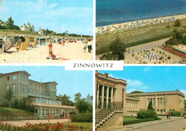 Zinnowitz Ostseebad Strand Sportanlage Haus Schmirgal Kultu