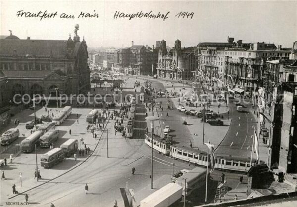 Frankfurt Main Hauptbahnhof 1949