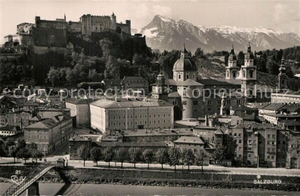 Salzburg Oesterreich Schloss Panorama