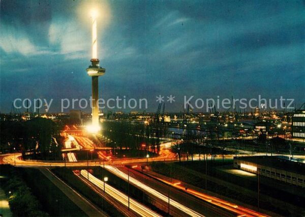 Rotterdam Euromast Abendstimmung