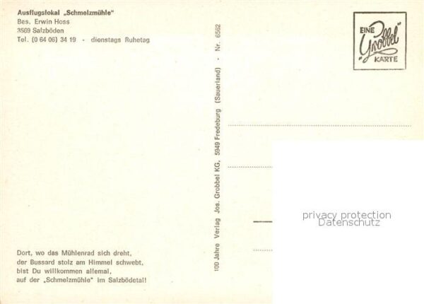 Salzboedetal Schmelzmühle Ausflugslokal – Bild 2