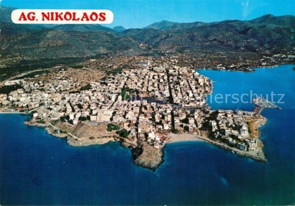 Nikolaos Agios Fliegeraufnahme
