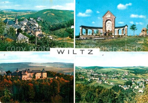 Wiltz Luxembourg Panorama Monument Schloss
