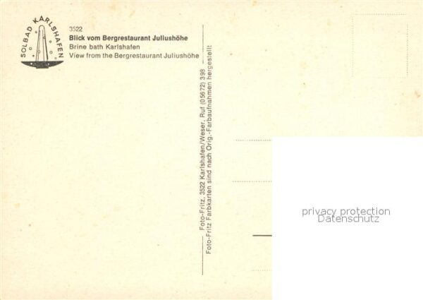Karlshafen Bad Bergrestaurant Juliushöhe – Bild 2