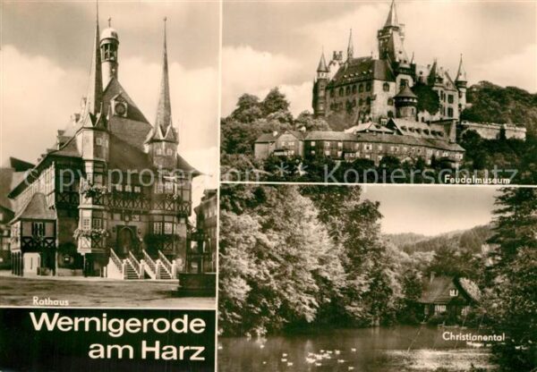 Wernigerode Harz Rathaus Feudalmuseum Christianental