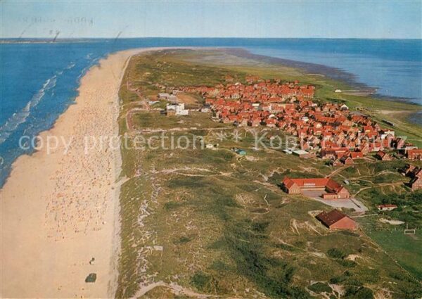 Juist Nordseebad Fliegeraufnahme