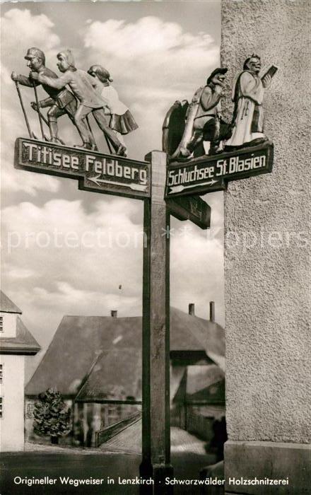 Lenzkirch Origineller Wegweiser