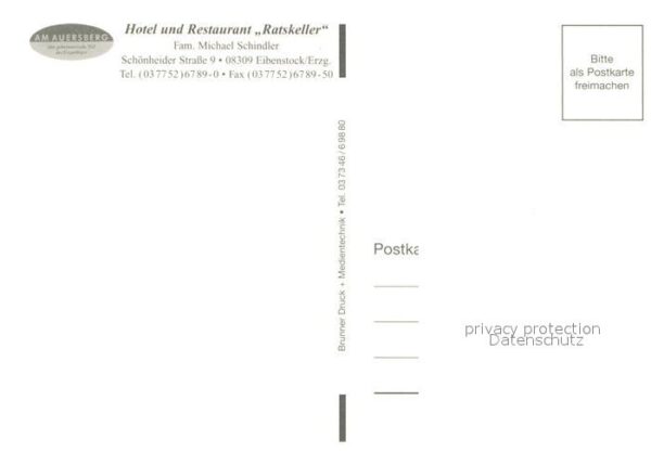 Eibenstock Hotel Restaurant Ratskeller Gastraum Ba – Bild 2