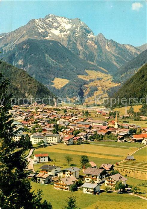 Mayrhofen Zillertal Gesamtansicht Grünberg