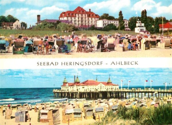 Heringsdorf Ostseebad Usedom Strand Seebrücke