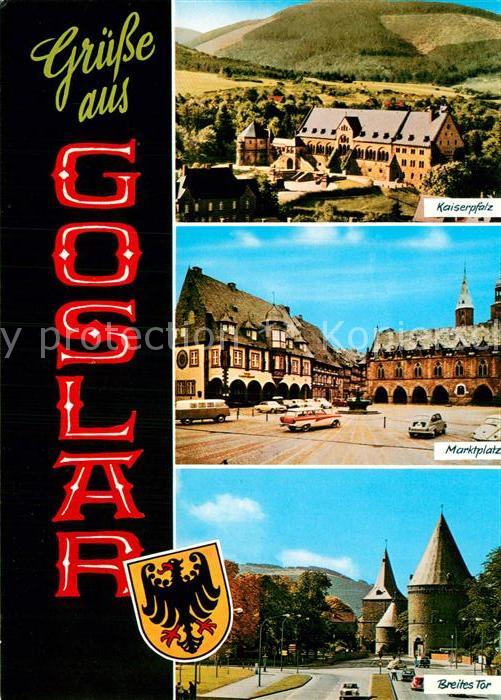 Goslar Kaiserpfalz Marktplatz Breites Tor