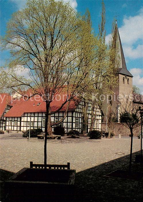 Buende Westfalen Rathausplatz Laurentiuskirche