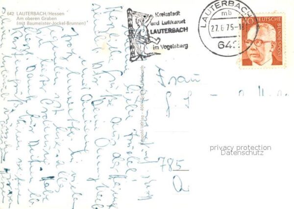 Lauterbach Hessen Am Oberen Graben Baumeister Jockel Brun – Bild 2