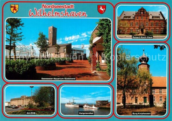 Wilhelmshaven Burg Kniphausen Helgolandkai Seewasser