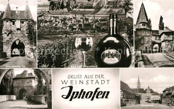 Iphofen Enersheimer Tor Marktplatz Rödelseer To