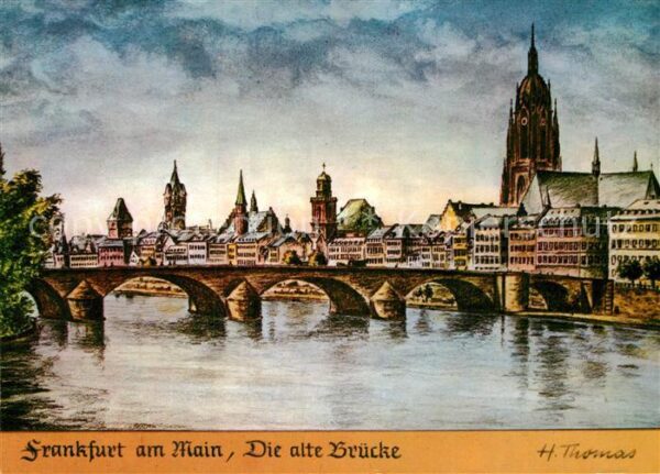 Frankfurt Main Alte Brücke