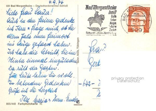 Bad Mergentheim Deutschordensritter-Schloss – Bild 2