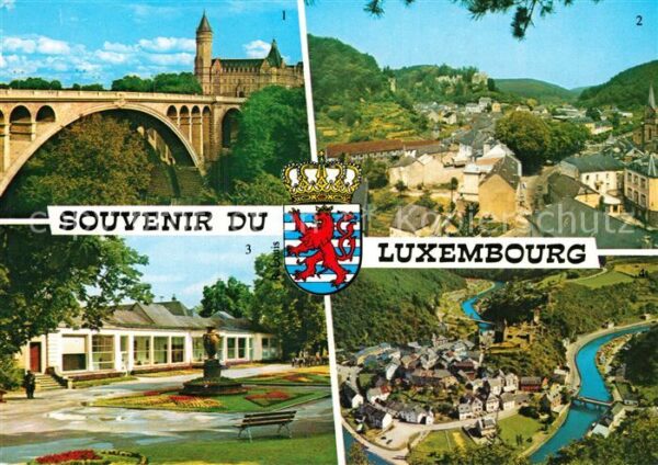 LUXEMBOURG  Luxemburg Le Pont Adolphe Chateau Mondorf-les Bai