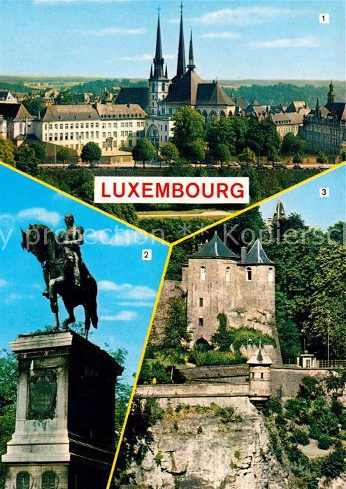 LUXEMBOURG  Luxemburg Cathedrale Monument Guillaume II