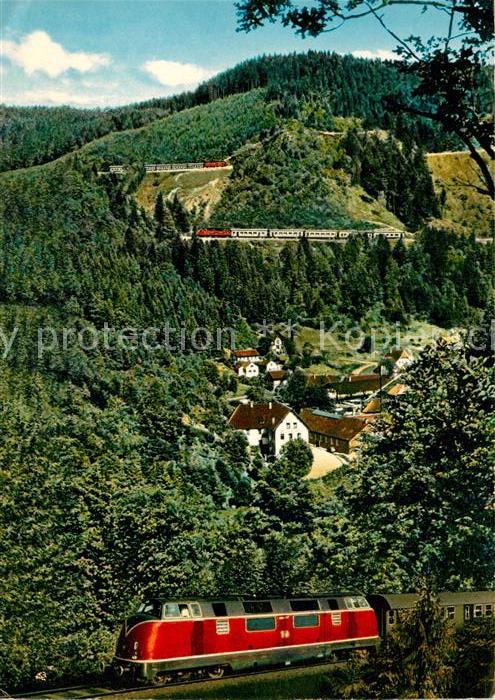 Triberg Schwarzwald Dreibahnlinie Bachjörg