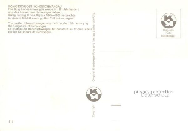 Hohenschwangau Königsschloss Hohenschwangau – Bild 2
