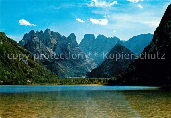 Toblach Suedtirol Lago di Landron Gruppo del Cristallo