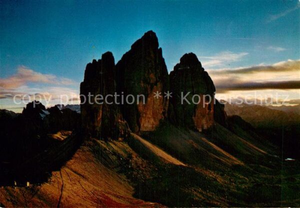 Dolomiti Tramonto alle Tre Cime di Lavaredo