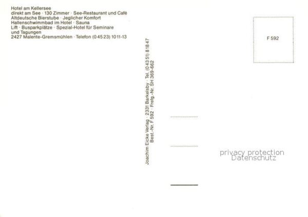 Malente-Gremsmuehlen Hotel am Kellersee – Bild 2