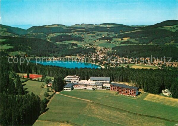Saig Schwarzwald Kurhotel Saigerhöh Fliegeraufnahme