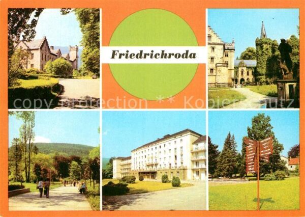 Friedrichroda Schloss Reinhardsbrunn Puschkinpark Erh