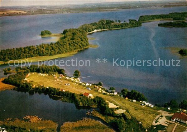Ploen See Fliegeraufnahme Campingplatz Spitzenort