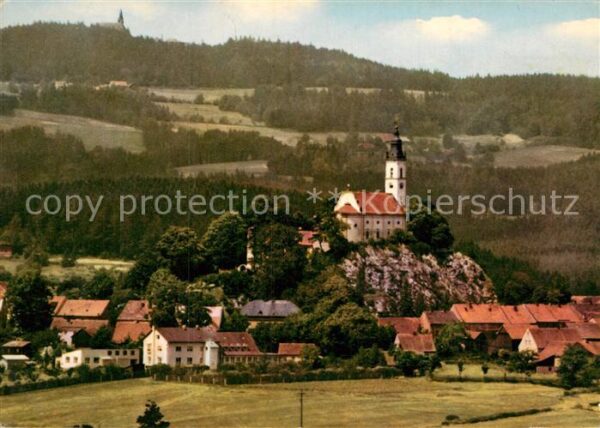 Pleystein Kreuzbergkirche Fahrenberg Panorama