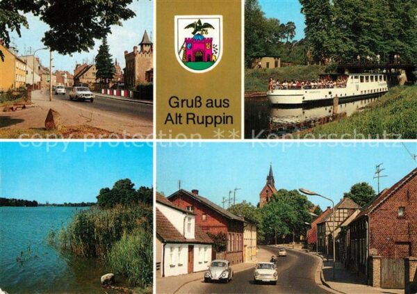 Alt Ruppin Brandenburg Friedrich Engels Straße Rhinpartie MS T